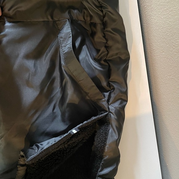 Black Geometric Men's Fleece lined pullover windbreaker 2XL - Picture 11 of 11